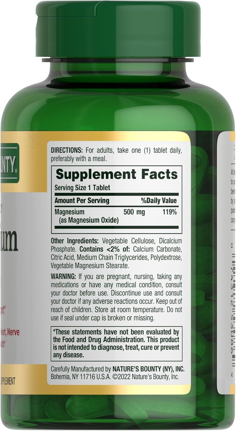 Nature's Bounty Magnesium Supplements - Image 2