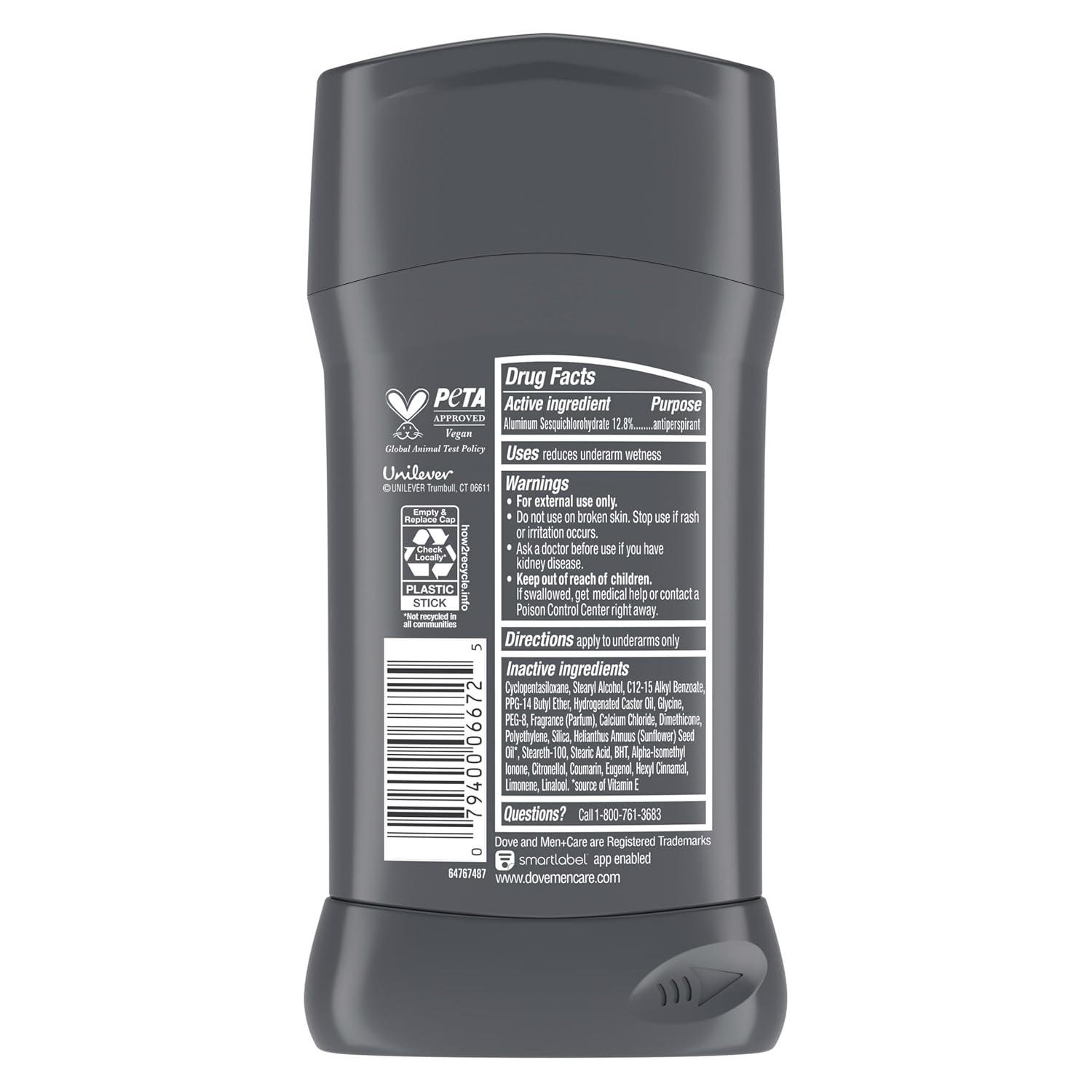 Dove Men+Care Antiperspirant Deodorant Stick for Men - Image 6