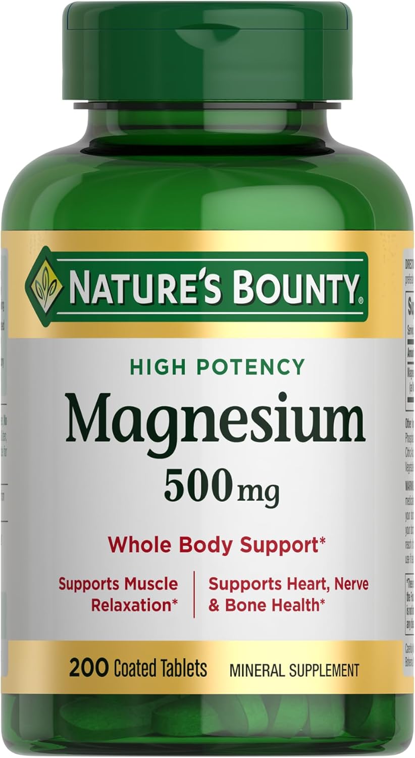 Nature's Bounty Magnesium Supplements