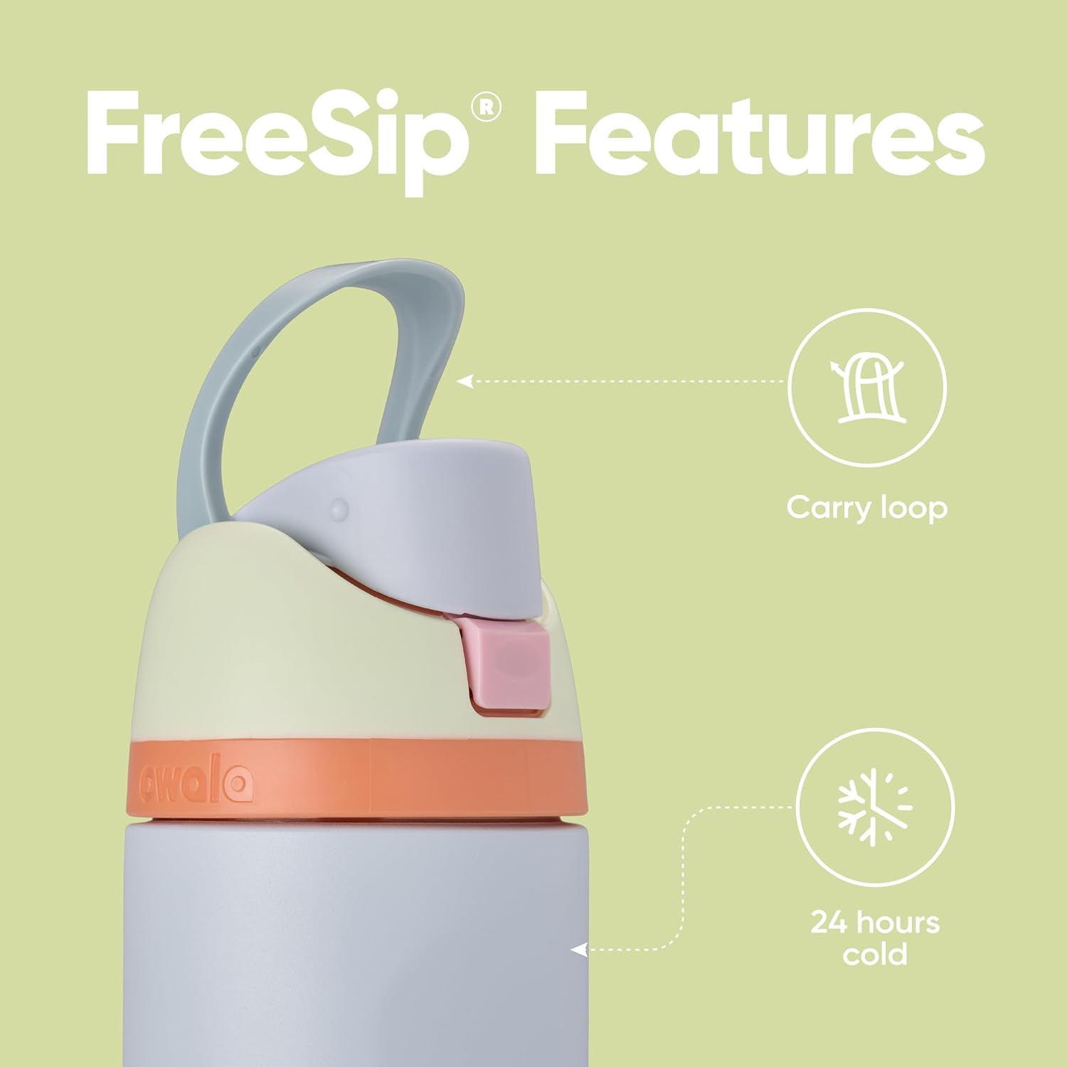 Owala FreeSip Insulated Stainless Steel Water Bottle - Image 3