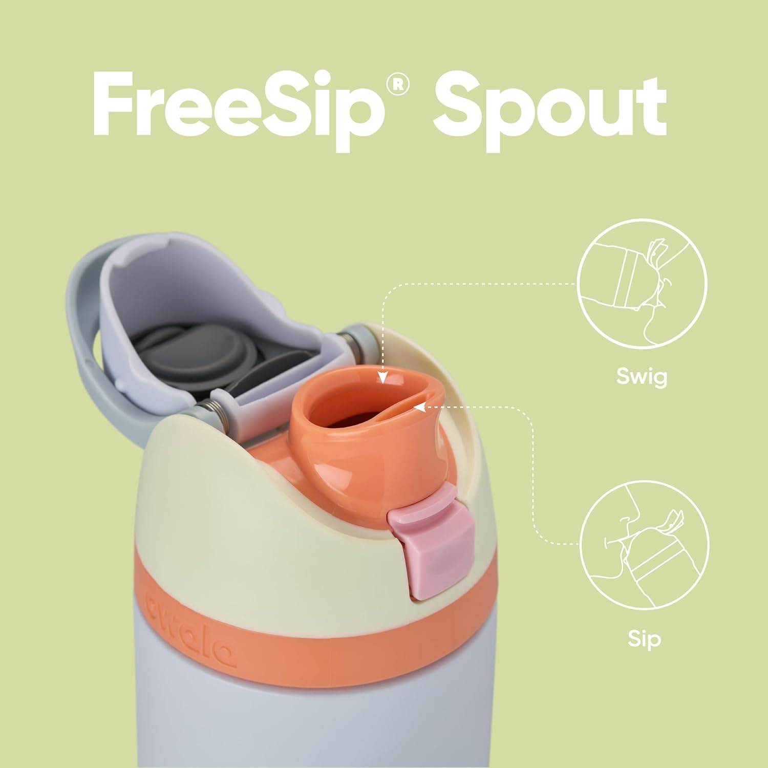 Owala FreeSip Insulated Stainless Steel Water Bottle - Image 4