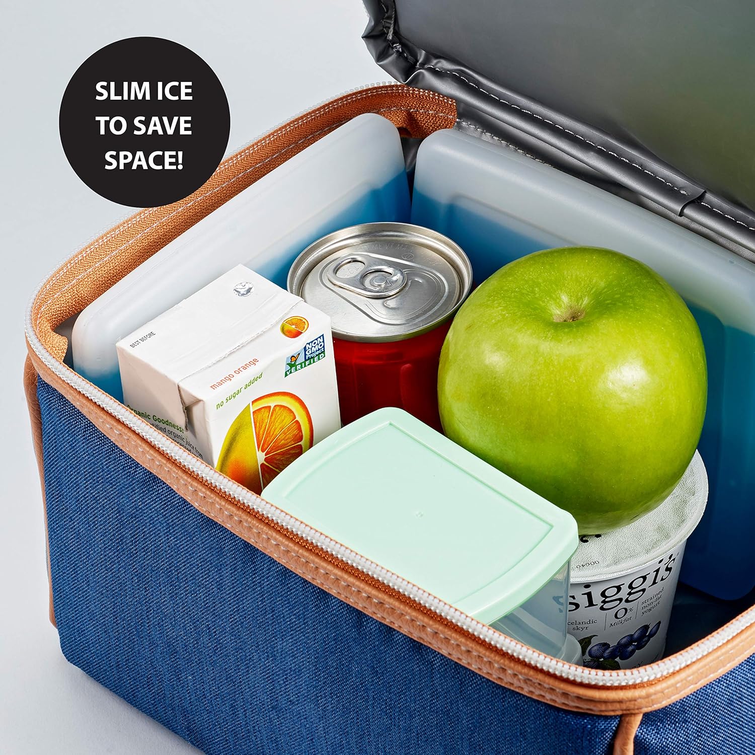 Cool Coolers by Fit & Fresh 4 Pack Slim Ice Packs - Image 2